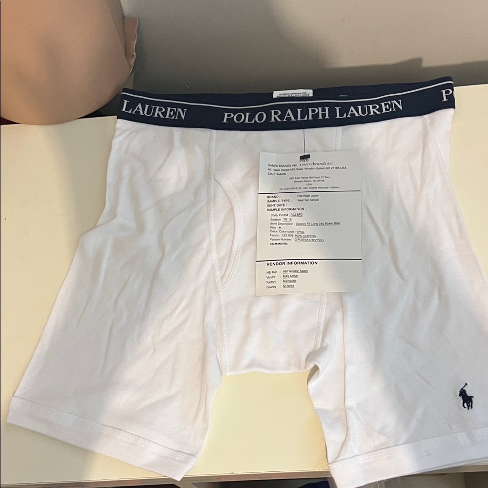 Polo Ralph Lauren Men's Classic White Boxer Briefs